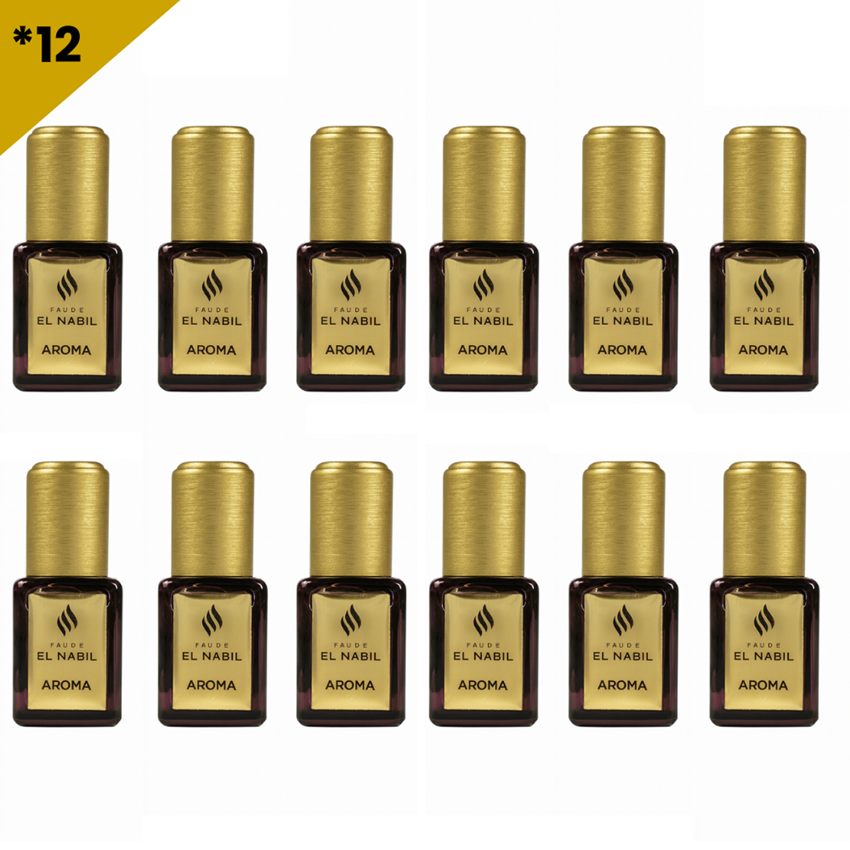 12*5ml el Nabil - Aroma - Parfum Concentrate Sans Alcool