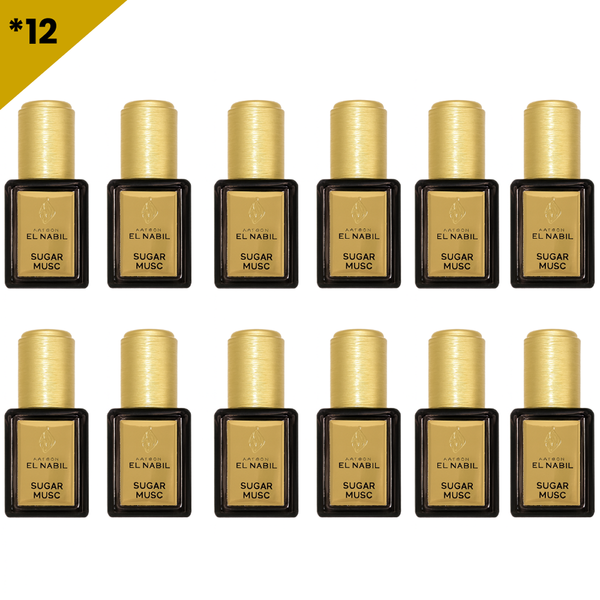 12*5ml el Nabil - Sugar Musc - Parfum Concentrate Sans Alcool