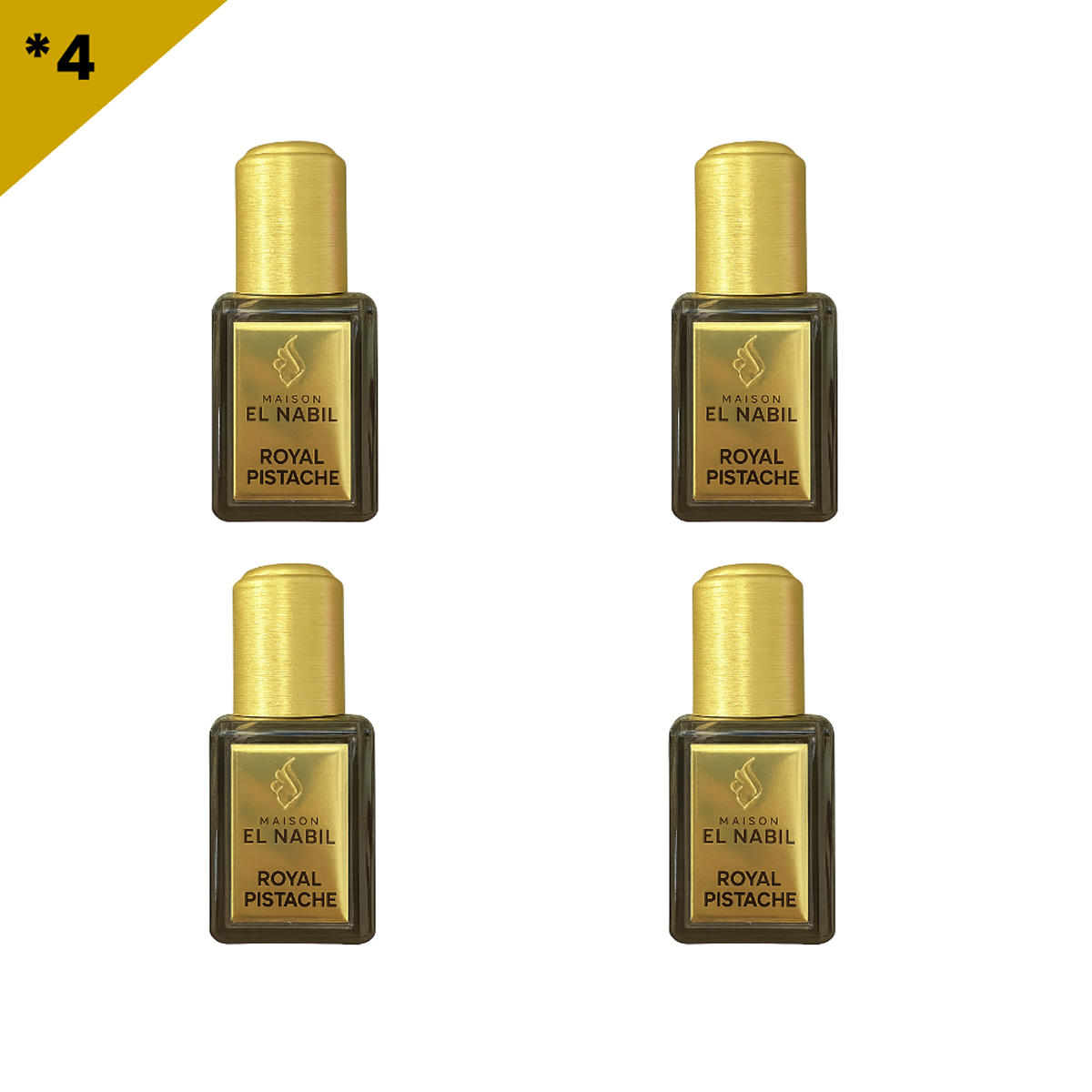 12*5ml el Nabil - Royal Pistache - Parfum Concentrate Sans Alcool