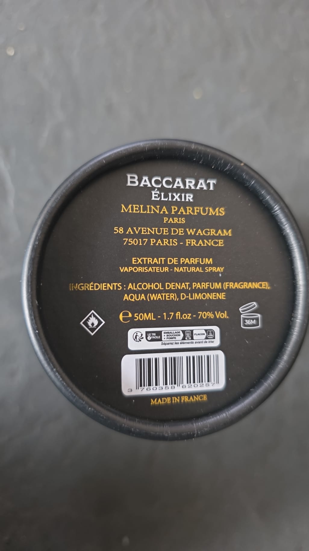 Melina Parfums - Baccarat Elixir - Mixed Perfume Extract