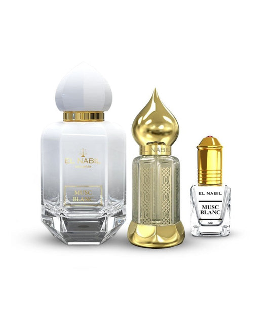 El Nabil - Musc Blanc - Prestige Gift Set 65ml + 12ml Perfume +5ml