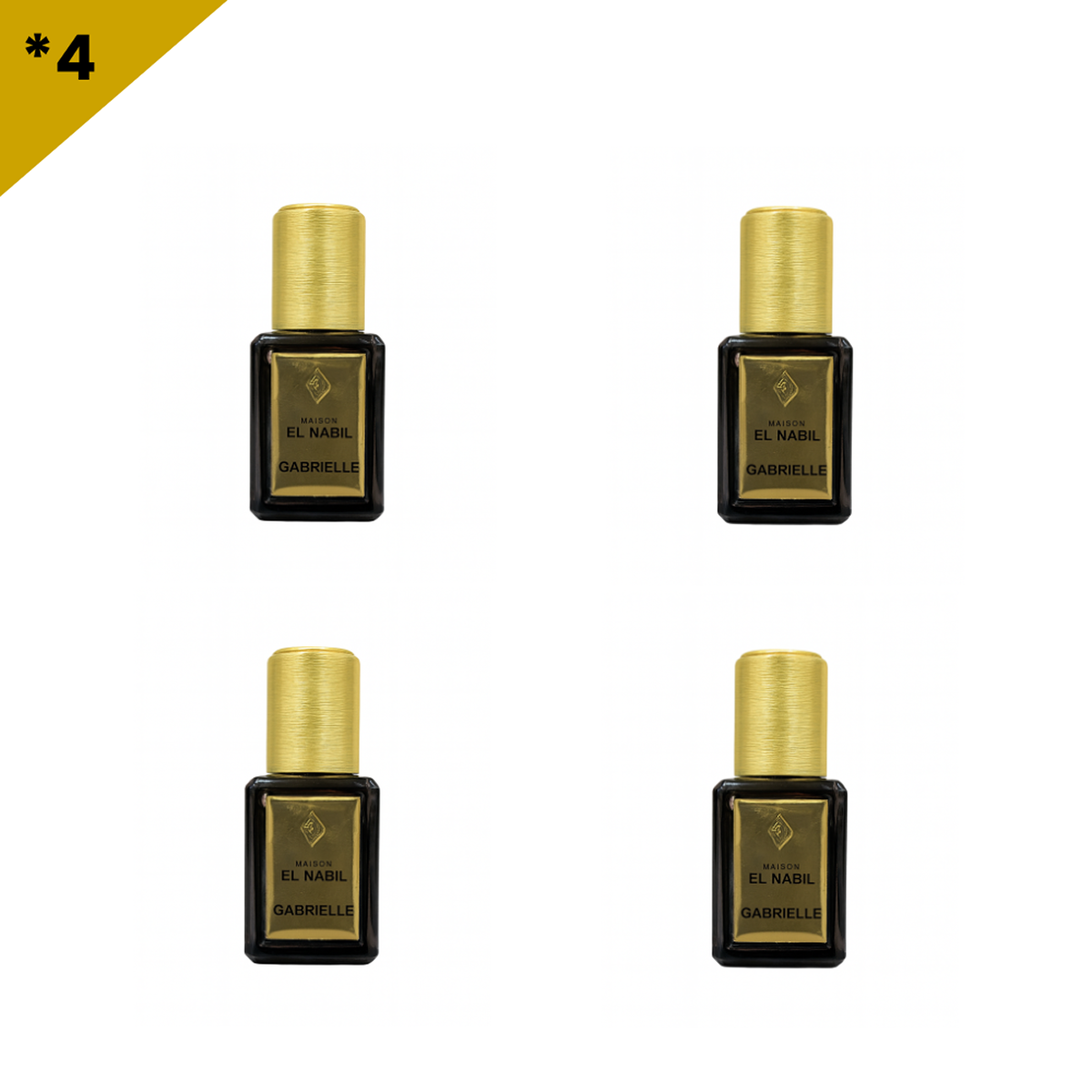 12*5ml el Nabil - Gabrielle - Parfum Concentrate Sans Alcool