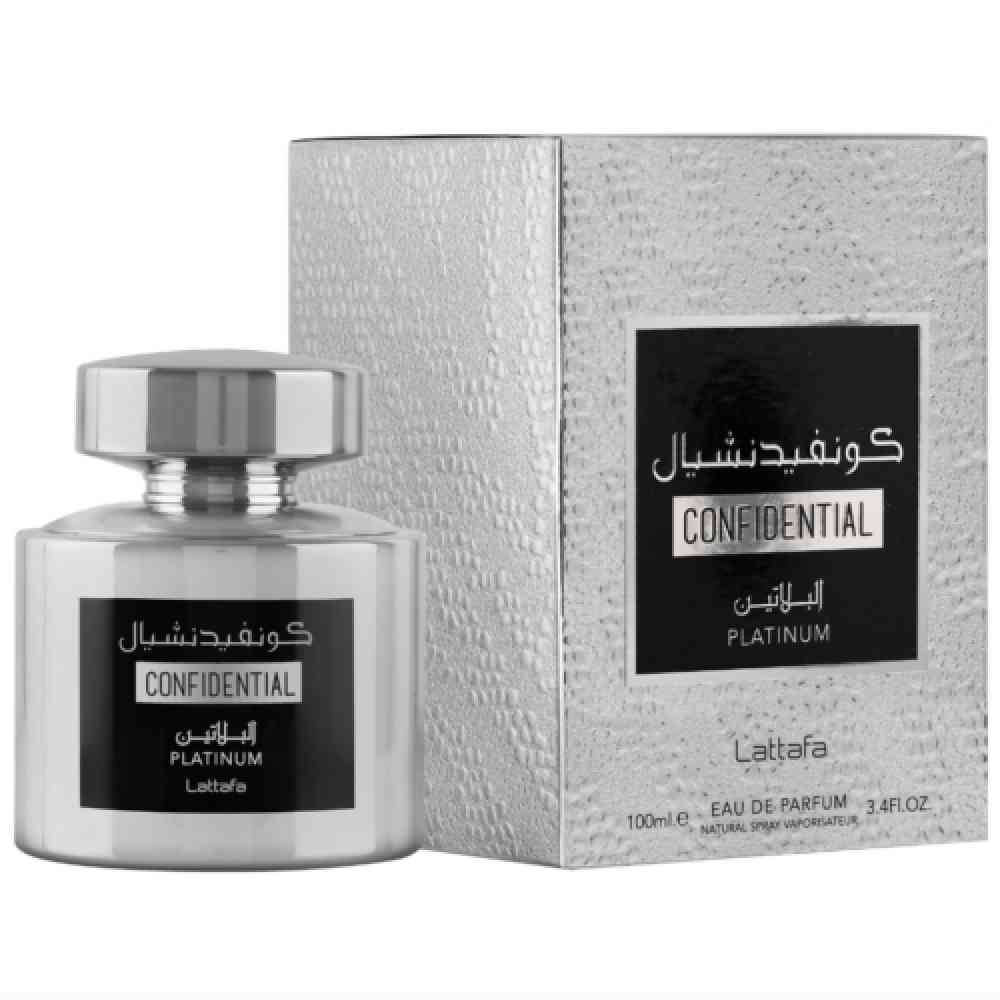Parfums Confidential Platinum by Lattafa mixed 100 ml