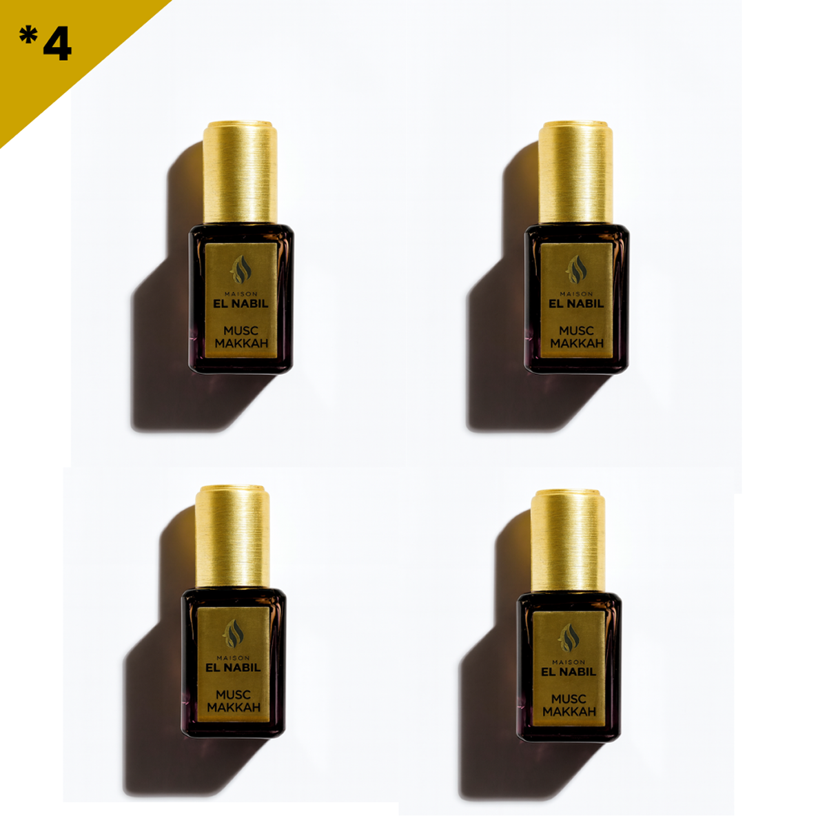 12*5ml el Nabil - Makkah - Parfum Concentrate Sans Alcool