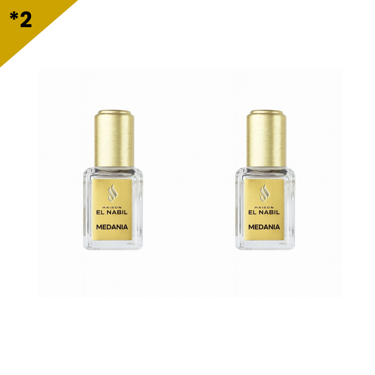 12*5ml el Nabil - Medania - Parfum Concentrate Sans Alcool