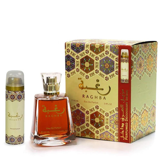 Raghba cosmetic kits by Lattafa mixed 100ml