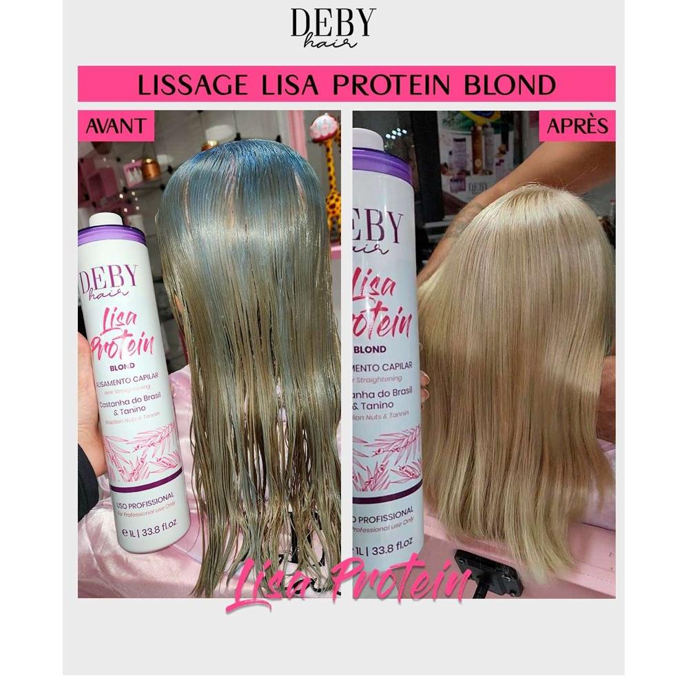 Deby Hair - Smoothing Protein Blond Brazilian Nuts & Tanin
