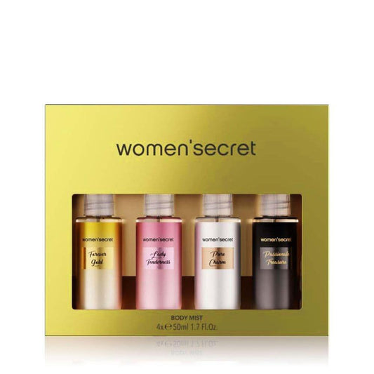 Women'secret - Body Mist Gift Set - Scented Body Mists *4
