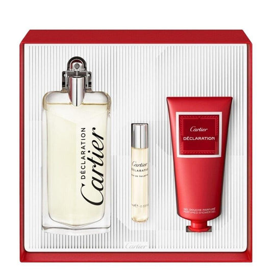 Cartier - Declaration Set EDT 100ml + Shower Gel 100ml + Edt 10ml