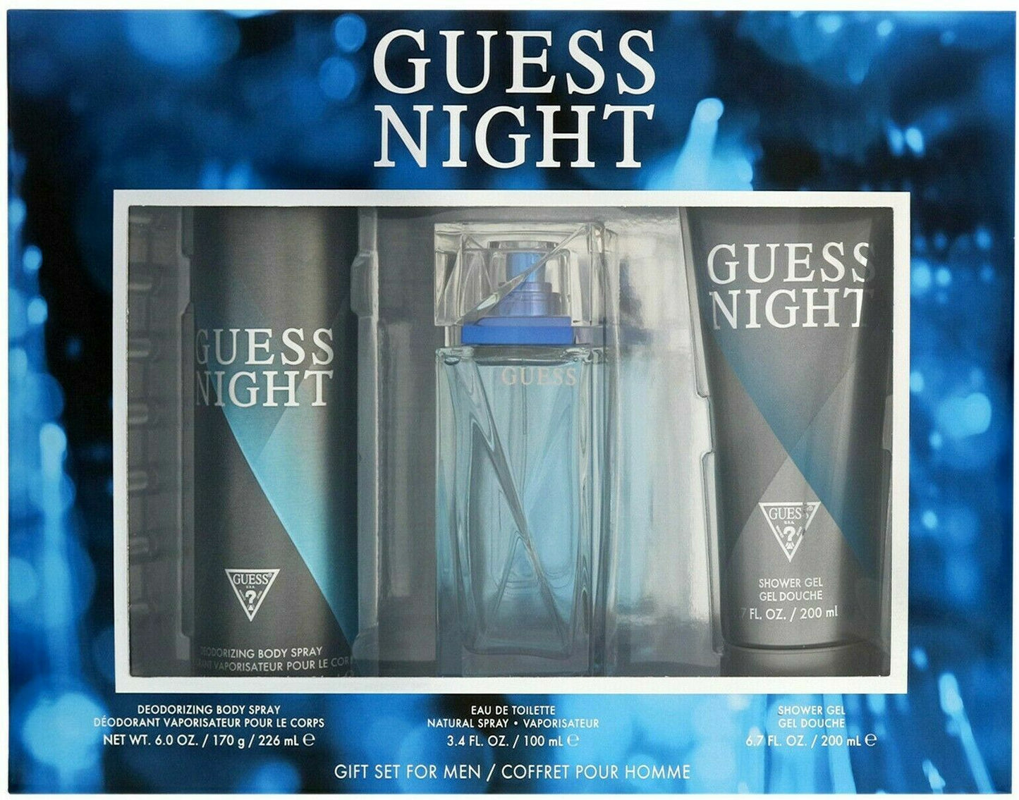 Guess Deodorant 226ml + Eau de Toilette 100ml + Shower Gel 200ml for men 226ml