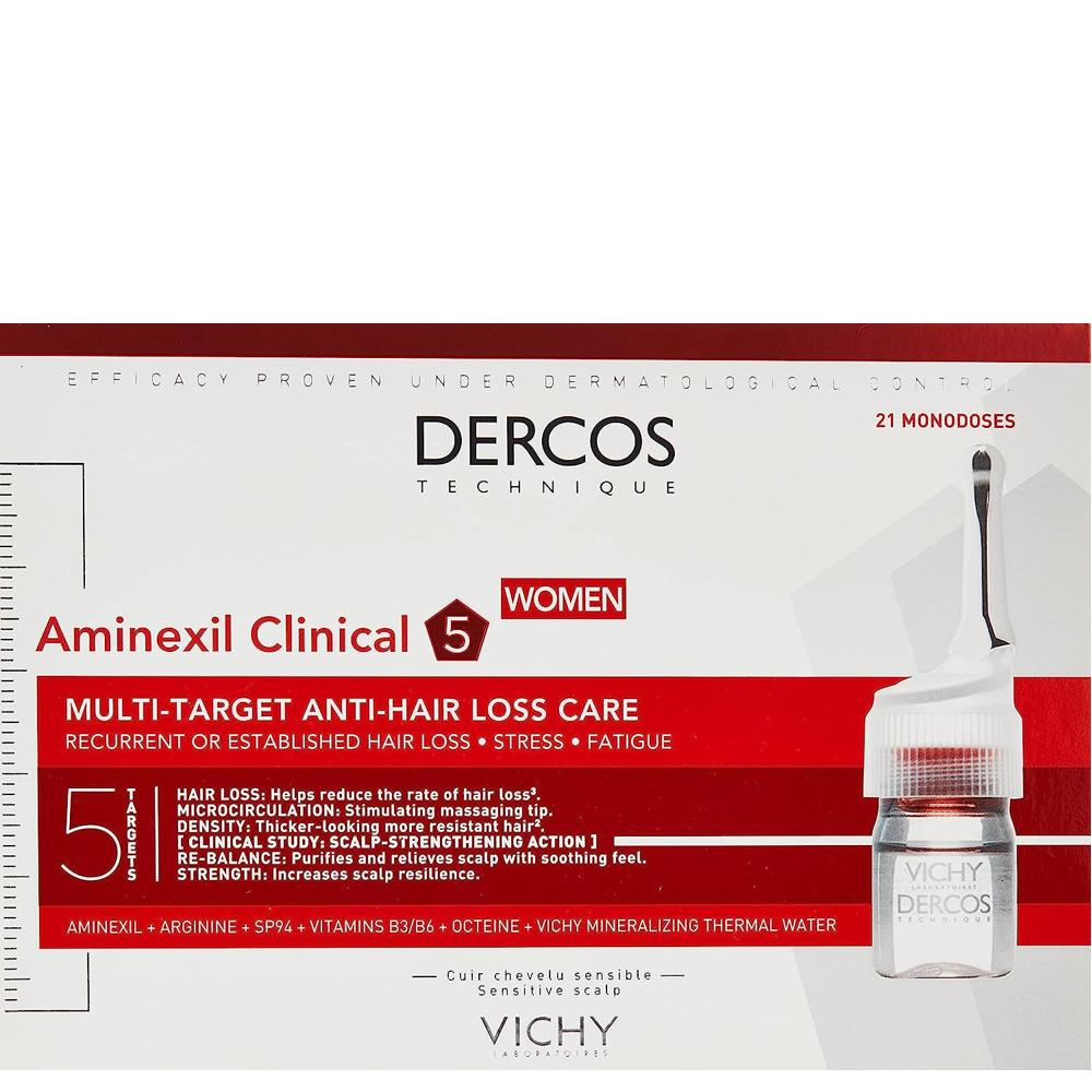 Vichy - Dercos Aminexil Intensive 5 Women Sensitive Scalp 21 6ml ampoule