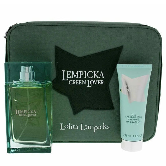 Cosmetic Kits Green Lover Eau de Toilette + After Shave Gel 75ml by Lolita Lempicka mixed 100ml
