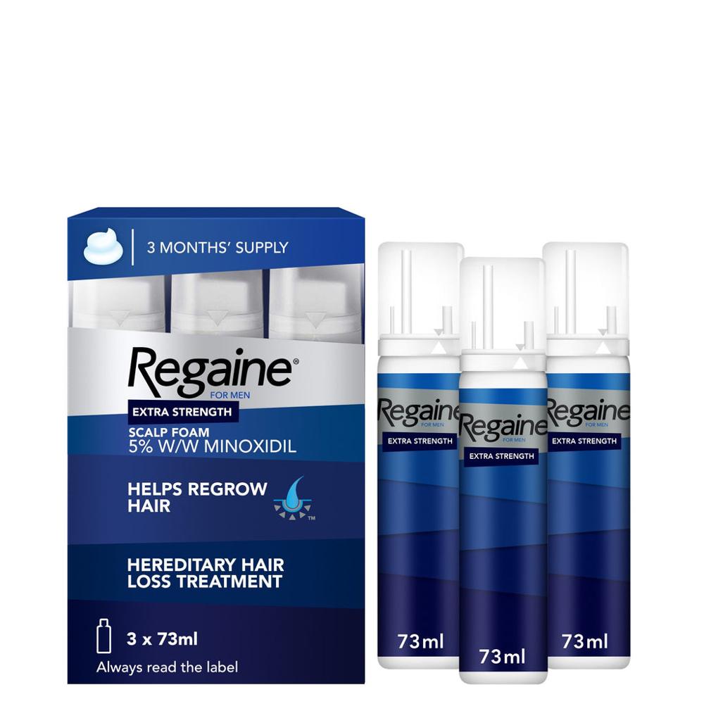 Cosmétiques Extra Strangth 5% Minoxidil 3mois D'utilisations 3* de la marque Regaine mixte 73ml