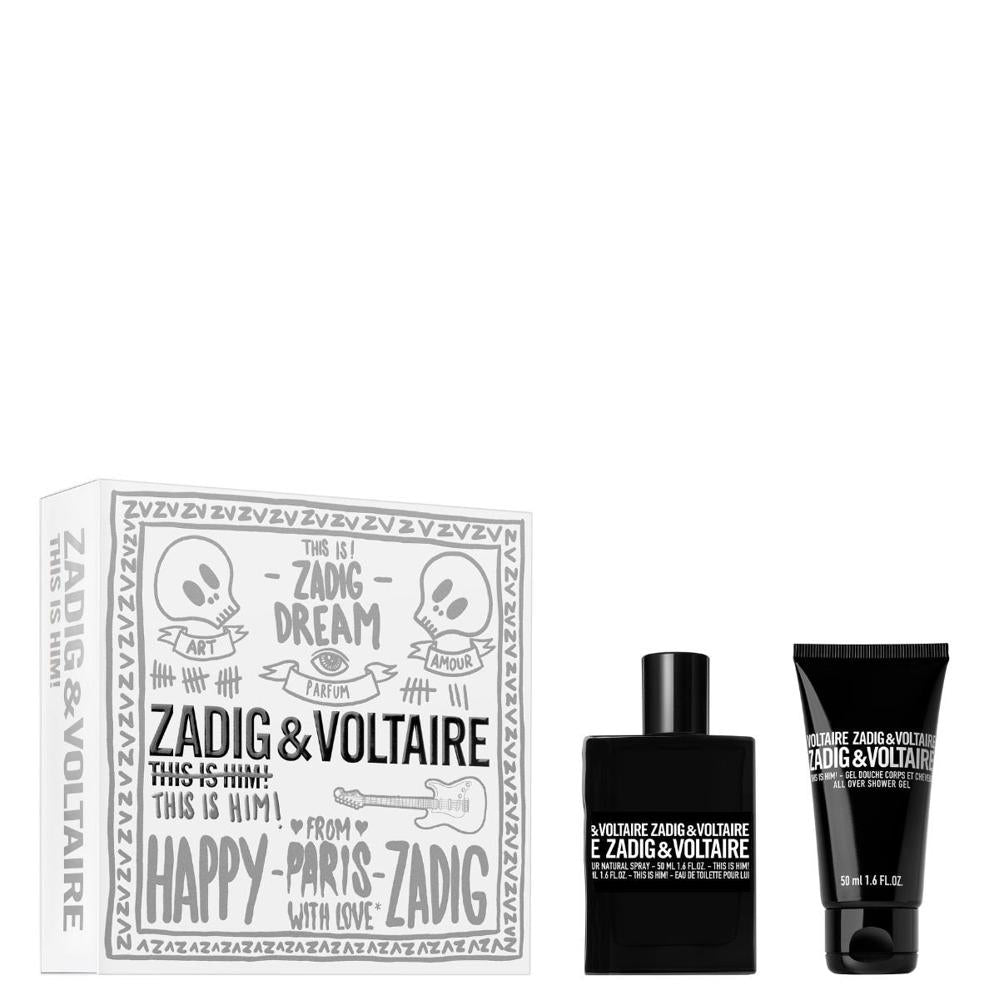 Zadig & Voltaire - This Is Him! - Gift set for men Eau de Toilette 50 ml + Shower Gel 50 ml
