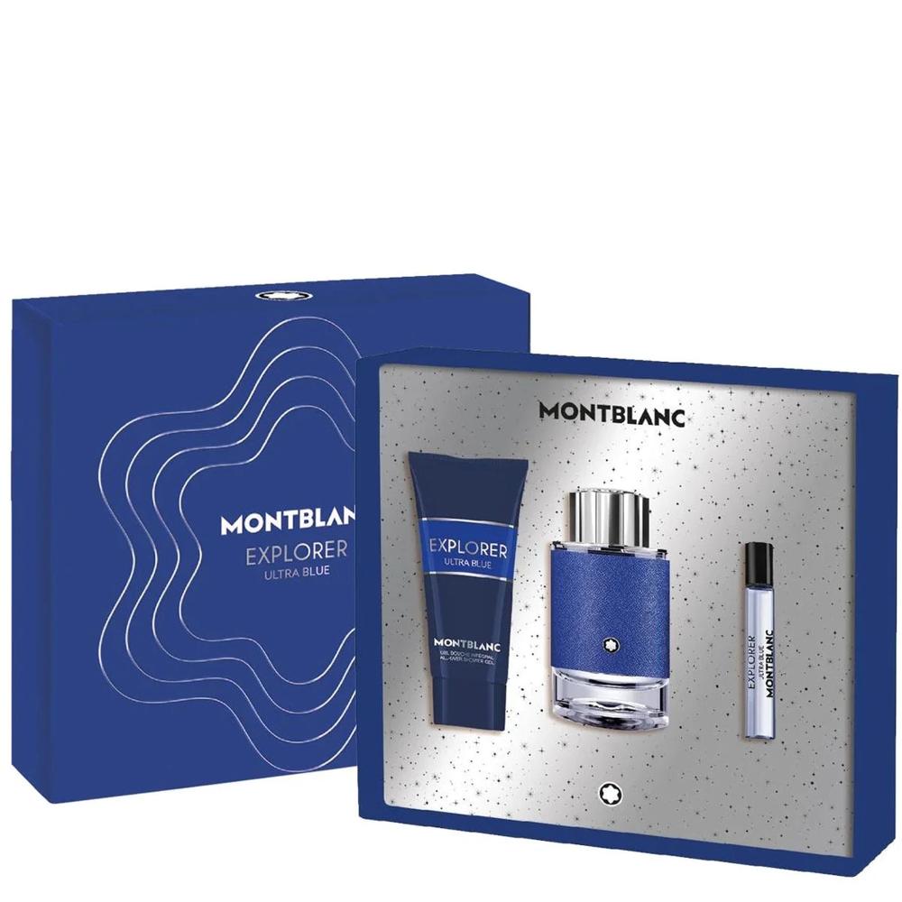 Montblanc - Explorer Ultrablue - Eau de Parfum 100ml + EDP 7.5ml + Shower Gel 100ml