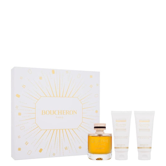 Boucheron - Quatre Iconic - Eau de Parfum 100 ml + Shower Gel 100 ml + Body Lotion 100 ml Gift Set