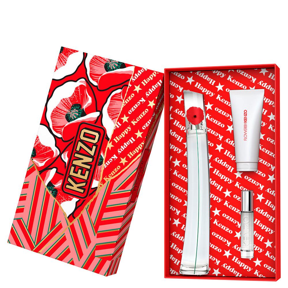Kenzo - Flowers Gift Set Eau de Parfum 100ml + Body Lotion 75ml + EDP 10ml