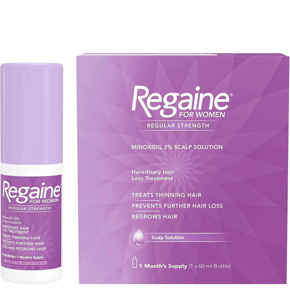 Cosmetics Extra Strangth 2% Minoxidil woman 1month Of uses of the brand Regaine for woman 60ml