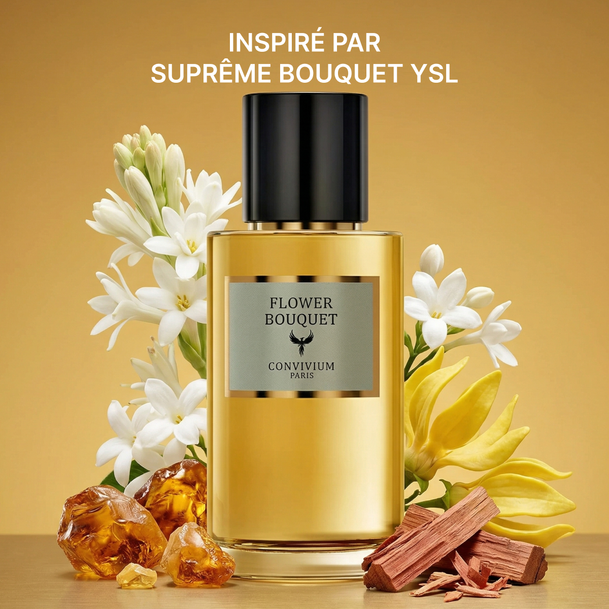50ml Convivium Paris - Flower Bouquet - Extrait de Parfum Mixte