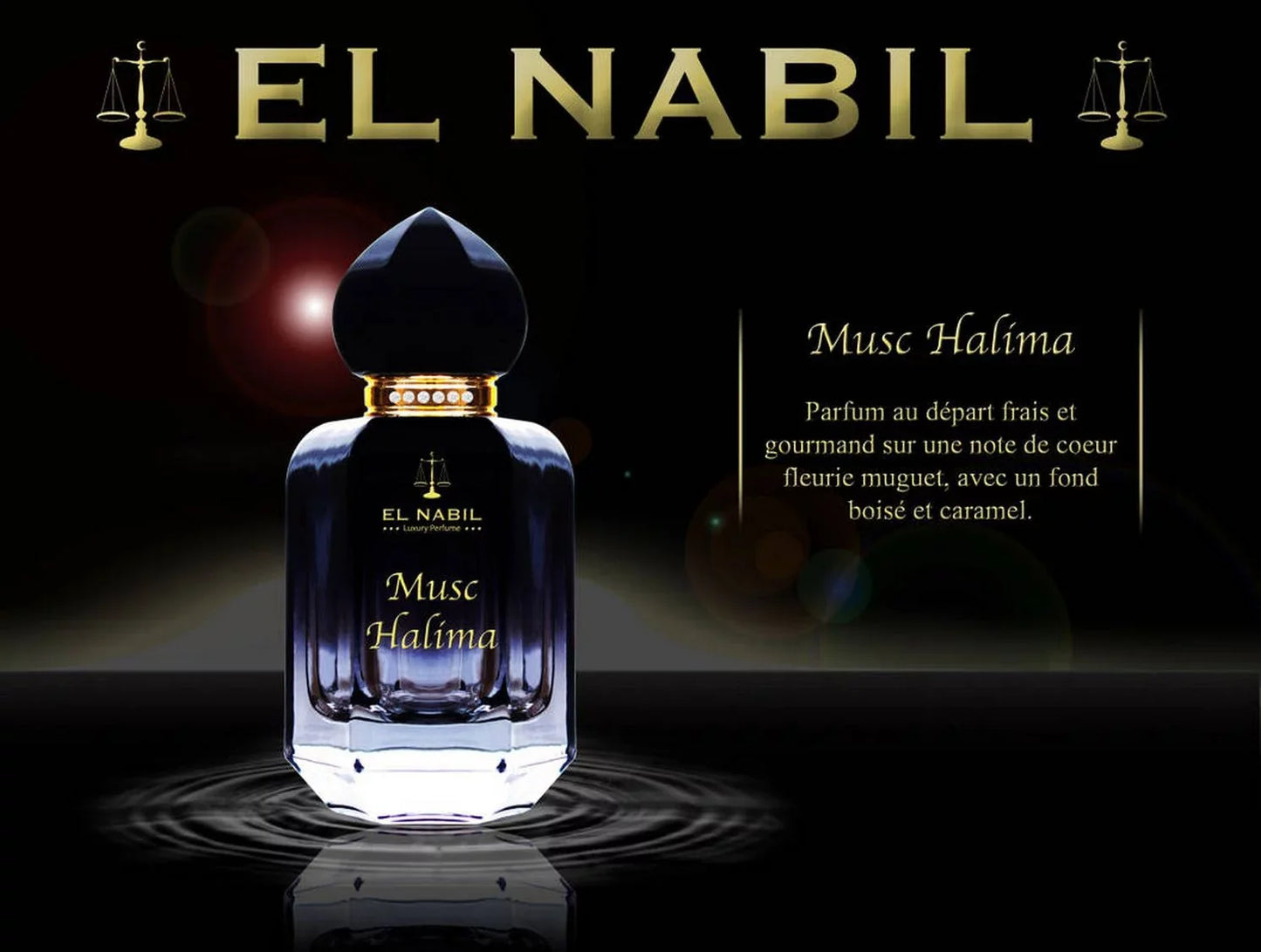 Perfume Musk Halima of the brand El Nabil mixed 65 ml