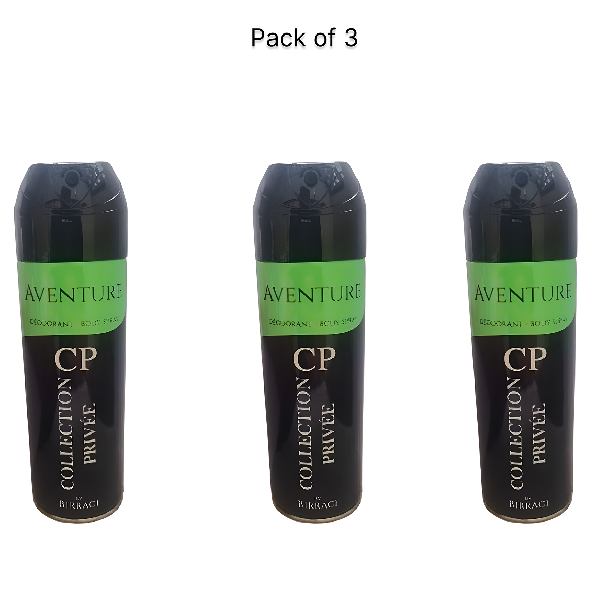 6*200ml Collection Privée - Aventure - Déodorant pour homme