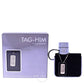 Armaf Tag Him Eau de Parfum pour homme fragrance bottle with sleek design, golden accents, and elegant branding.