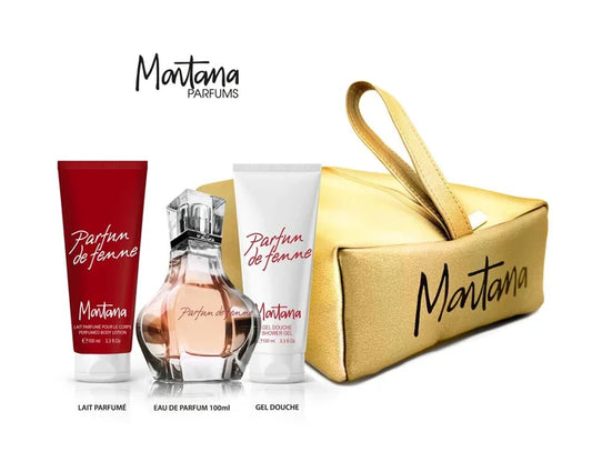 Montana - Women's Perfume Gift Set Eau de Parfum 100ml + Perfumed Milk 100ml + Shower Gel 100ml