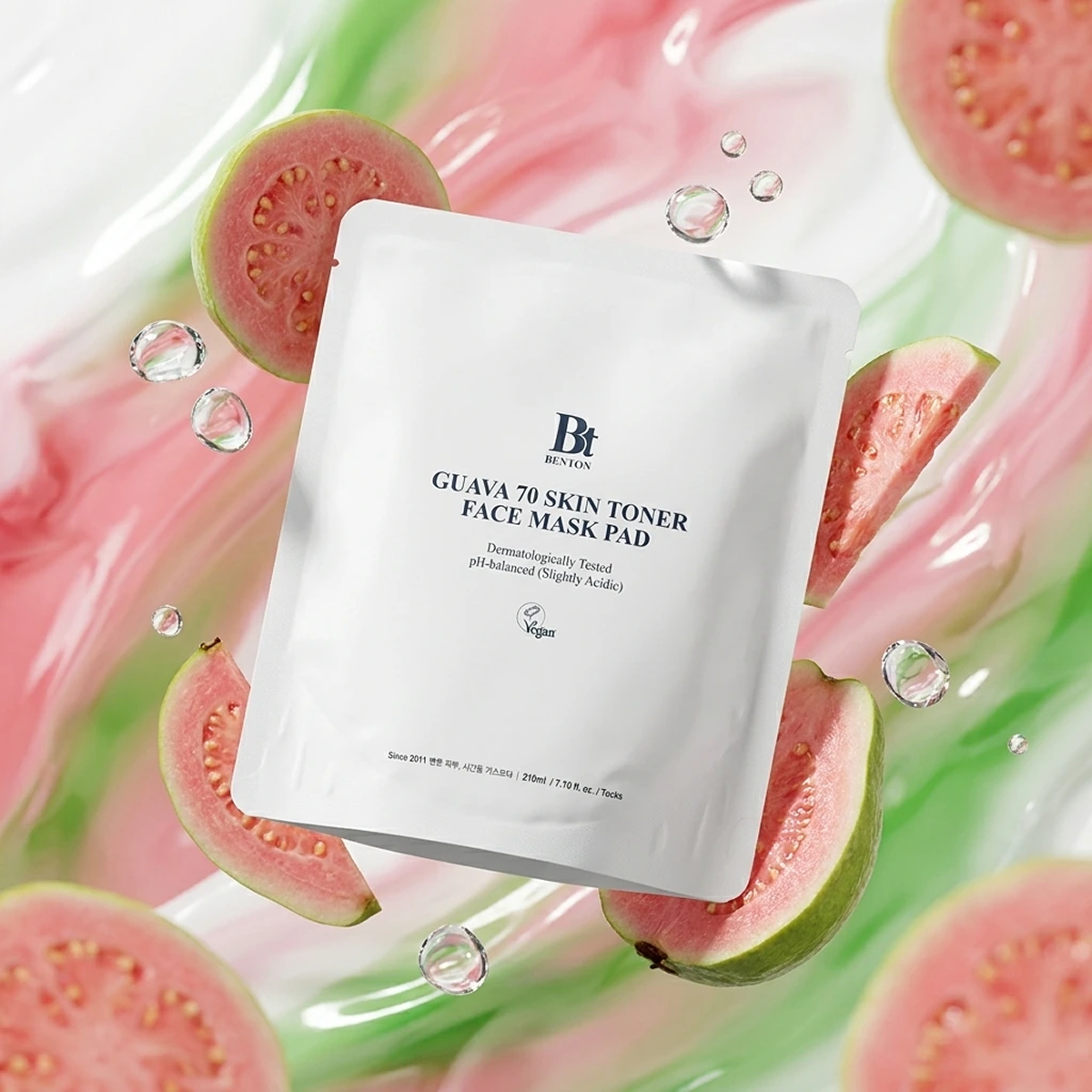 210 ml Benton - Guava 70 - Recharge de Masque Tonique pour Visage