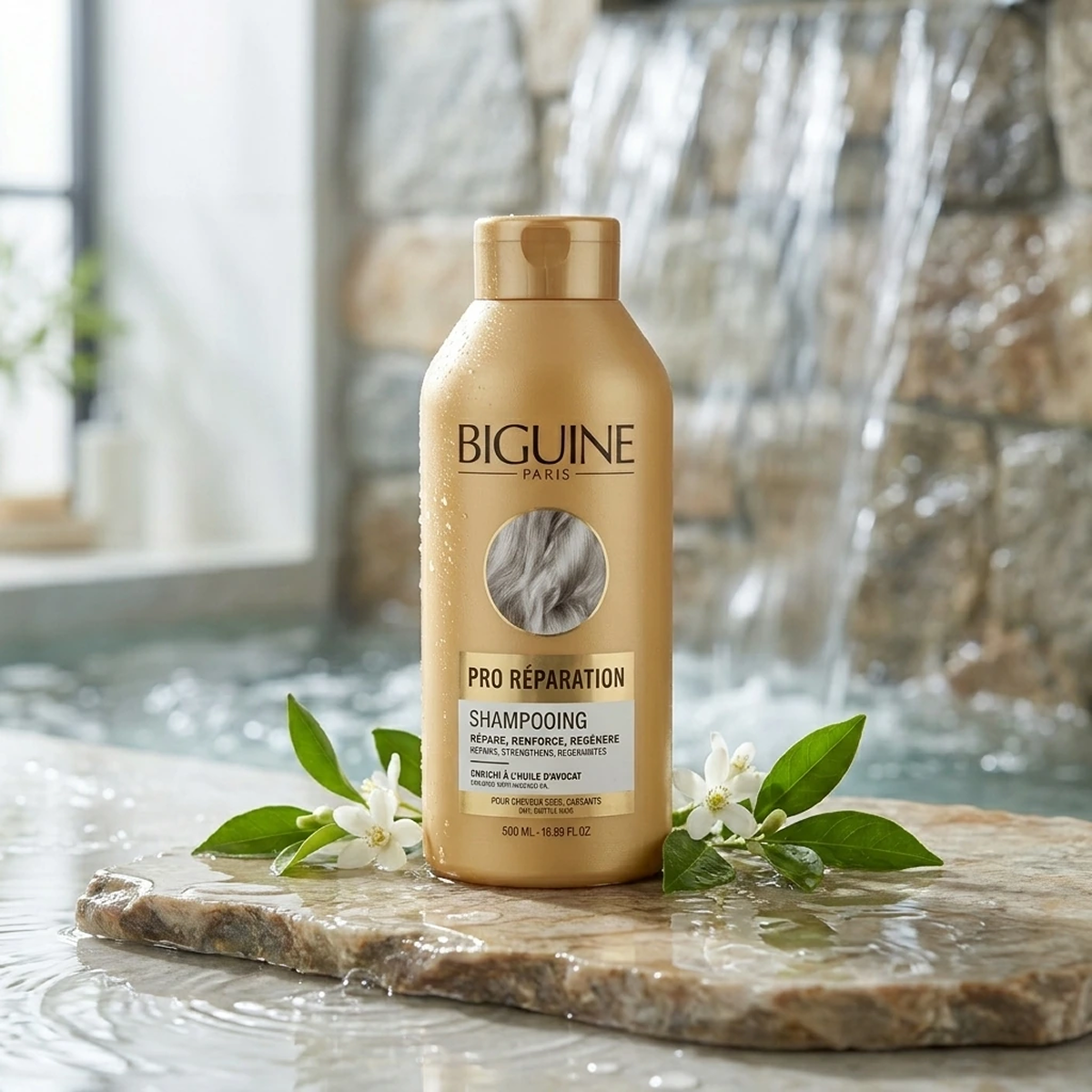500ml Biguine Paris - Pro Réparation - Shampooing  Cheveux Secs et Cassants