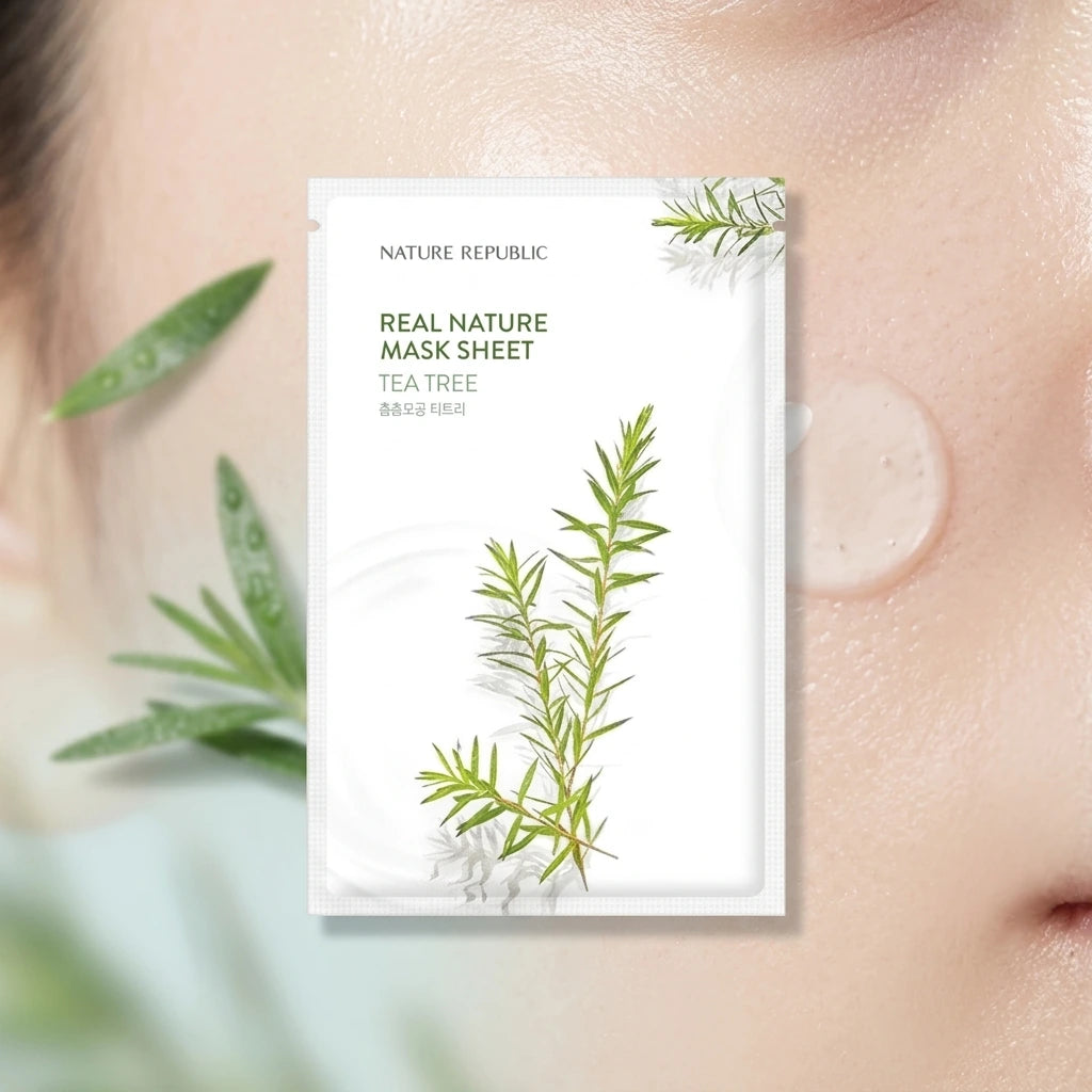Nature Republic - Real Nature Sheet - Mask Tea Tree