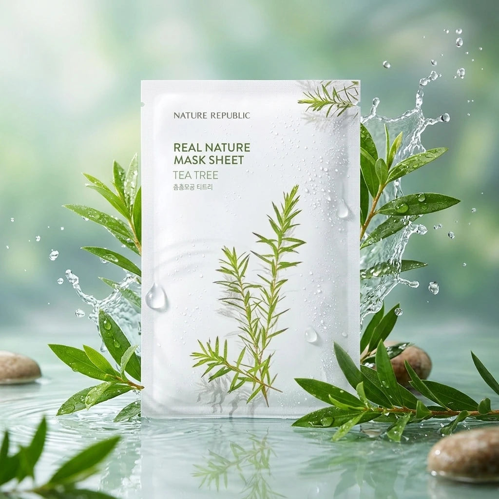 Nature Republic - Real Nature Sheet - Mask Tea Tree