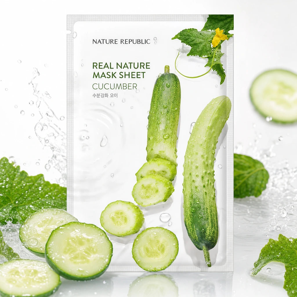 Nature Republic - Real Nature Sheet - Mask Cucumber
