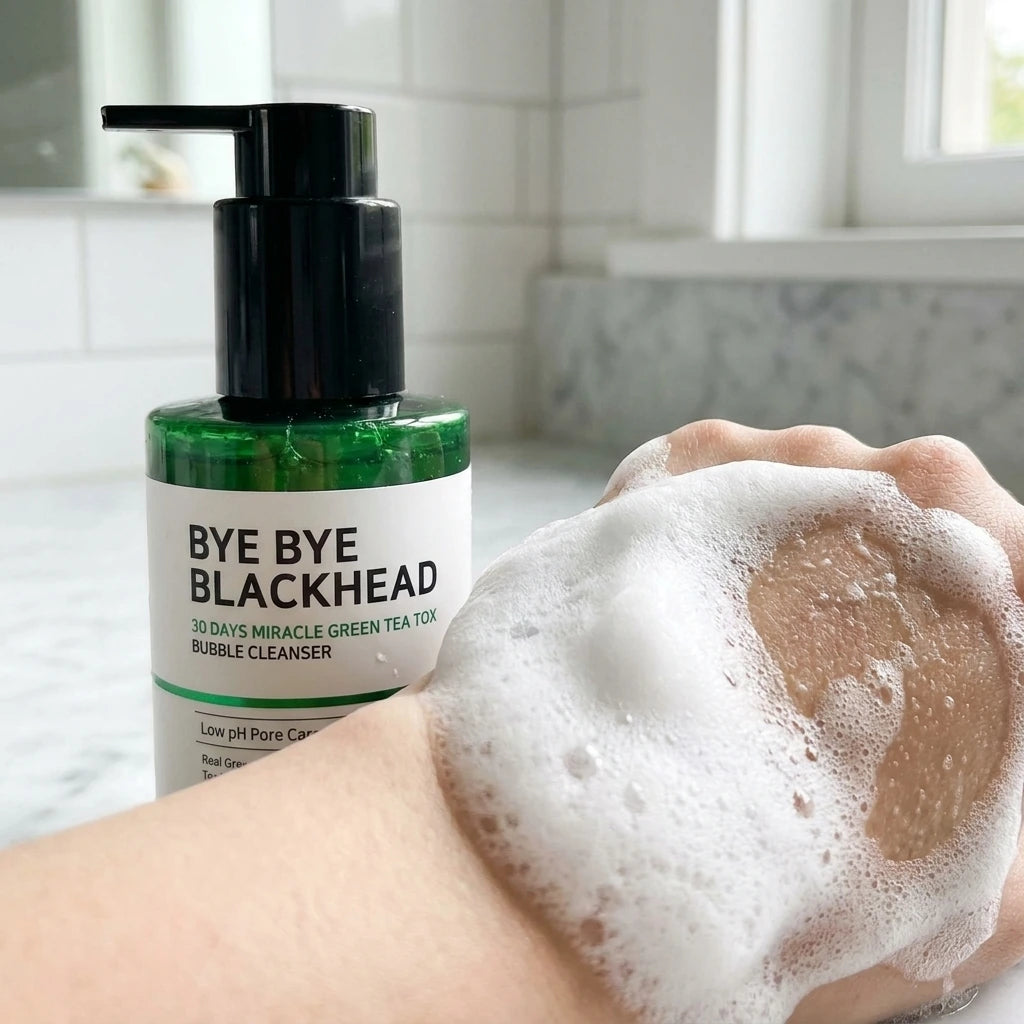 Some By Mi - Bye Bye Blackhead 30 Days - Miracle Green Tea Tox Bubble Cleanser