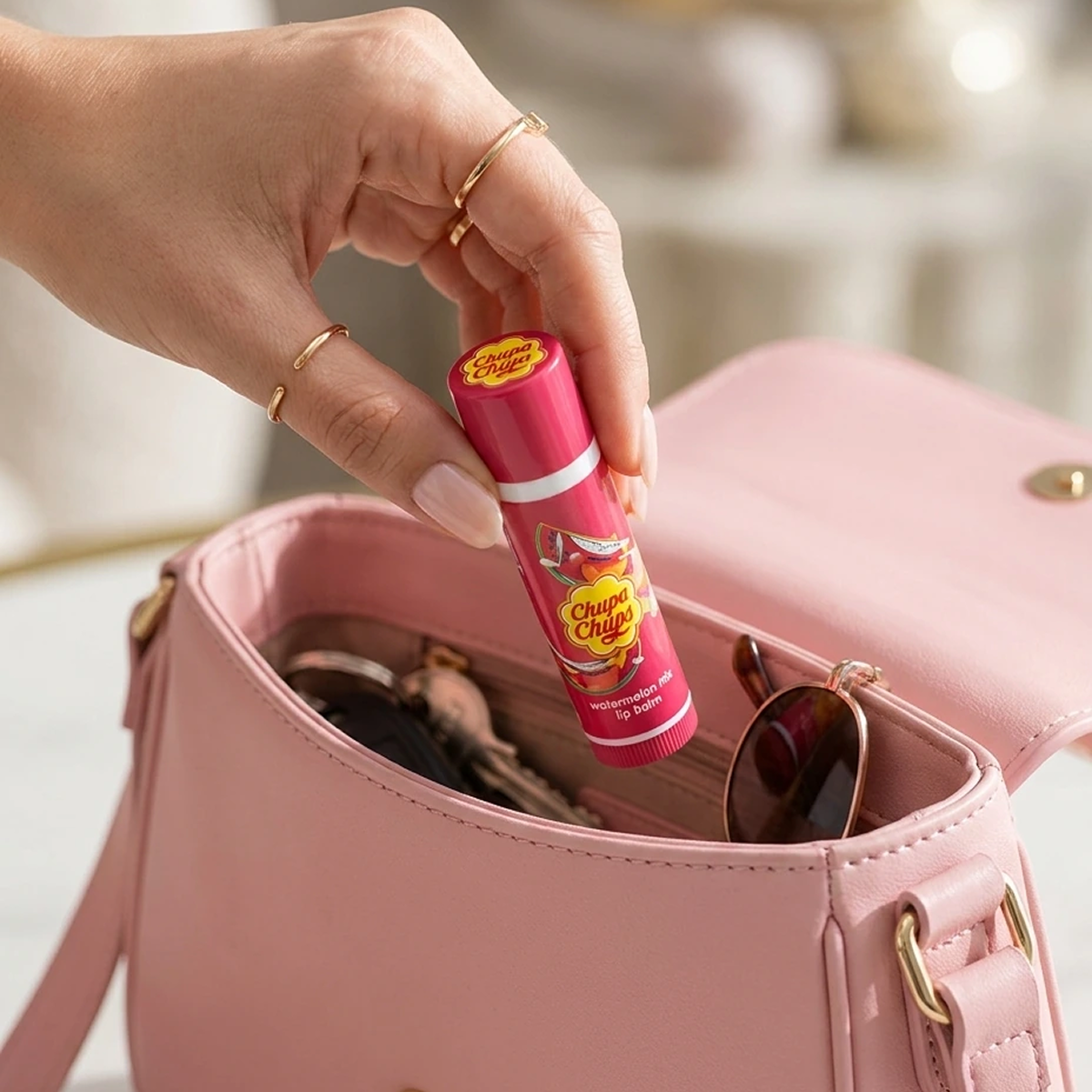 Chupa Chups - Watermelon Mix & Peach Pulp - Lip Balm