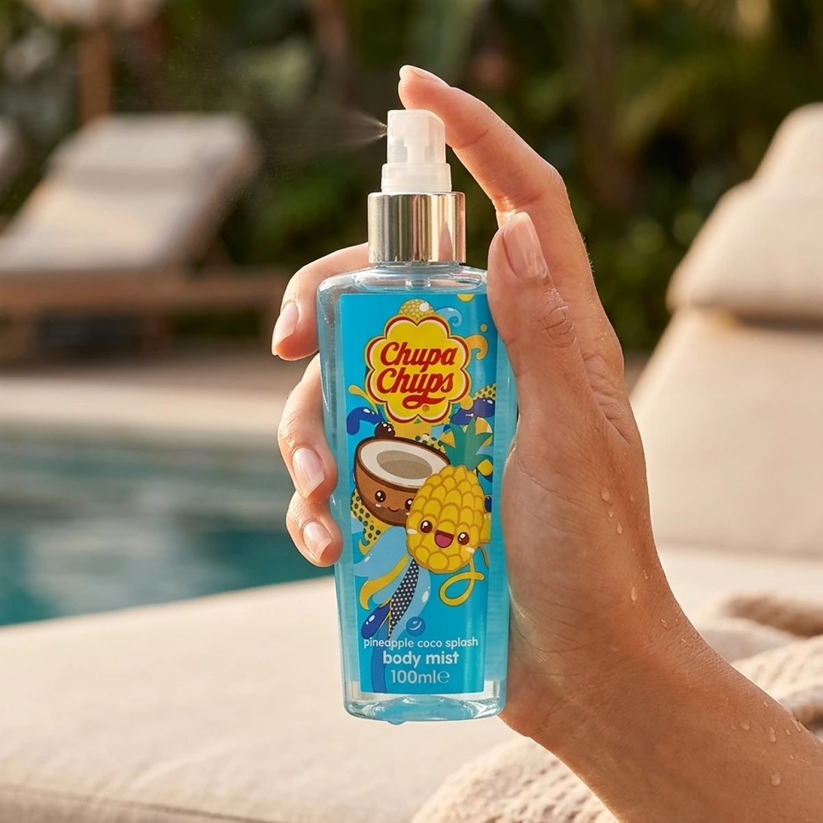 100ml Chupa Chups - Pineapple Coco Splash - Body Mist Mixte