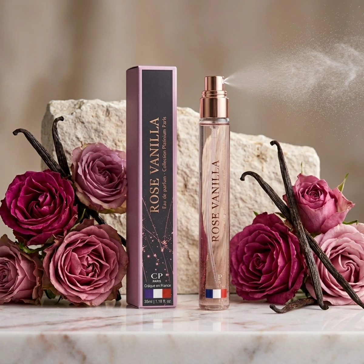 Collection Platinium - Rose Vanilla - Eau de Parfum Mixte