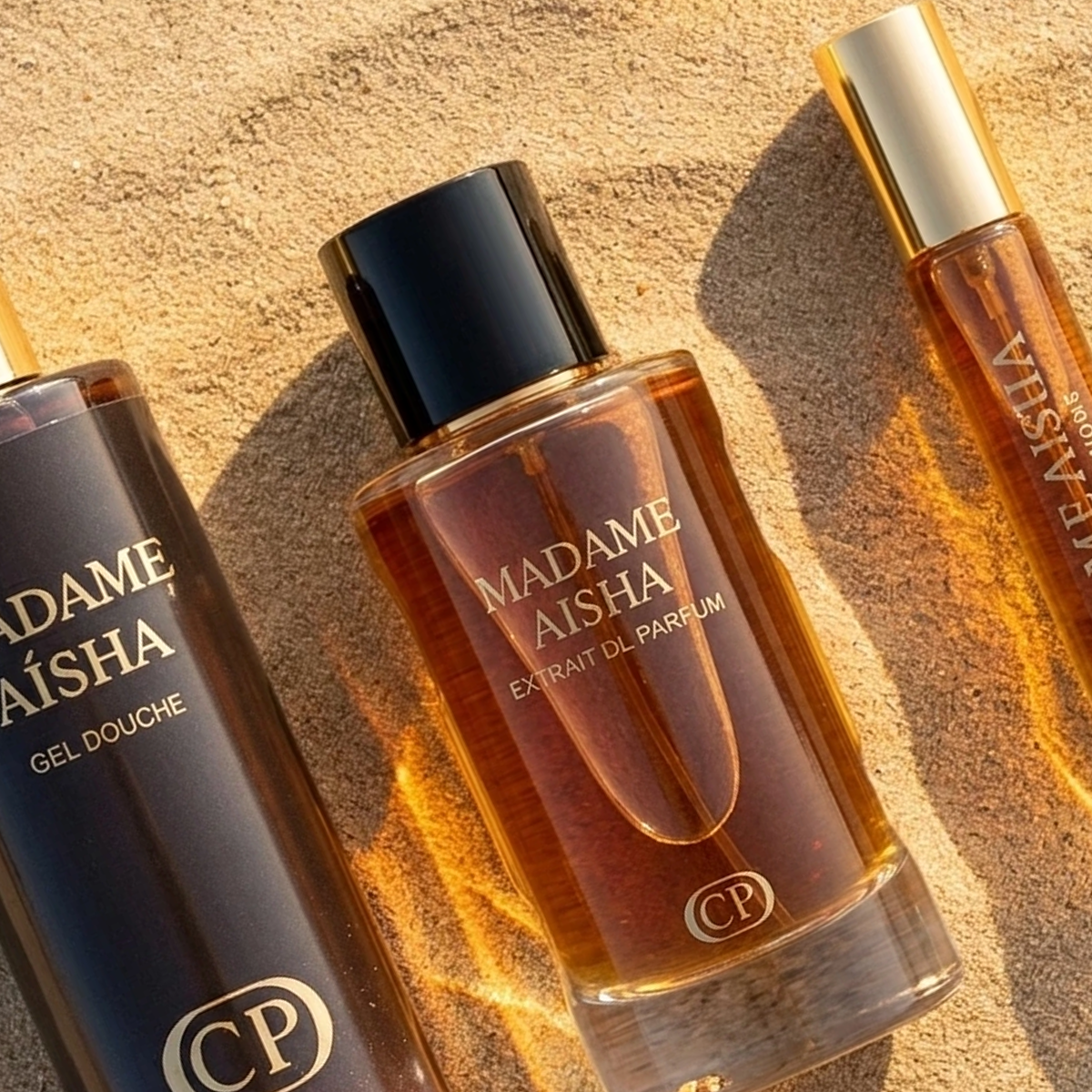 Collection Platinium - Gift Set Madame Aïsha Perfume Extract 100ml + Shower Gel 250ml + Extrait 10ml