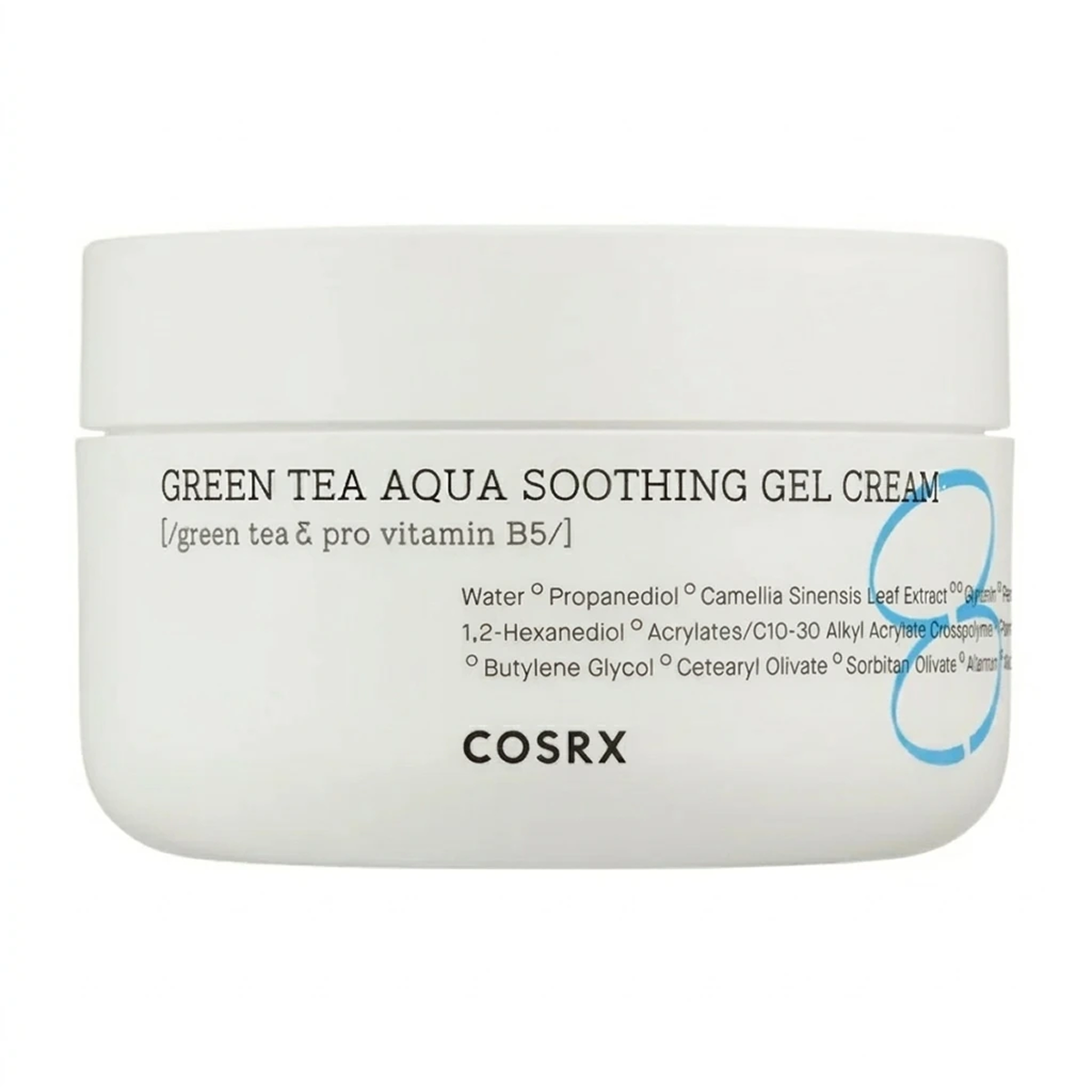 Cosrx - Thé Vert & Pro Vitamine B5 - Cream - Gel Apaisante Hydrium au Thé Vert et à L'eau