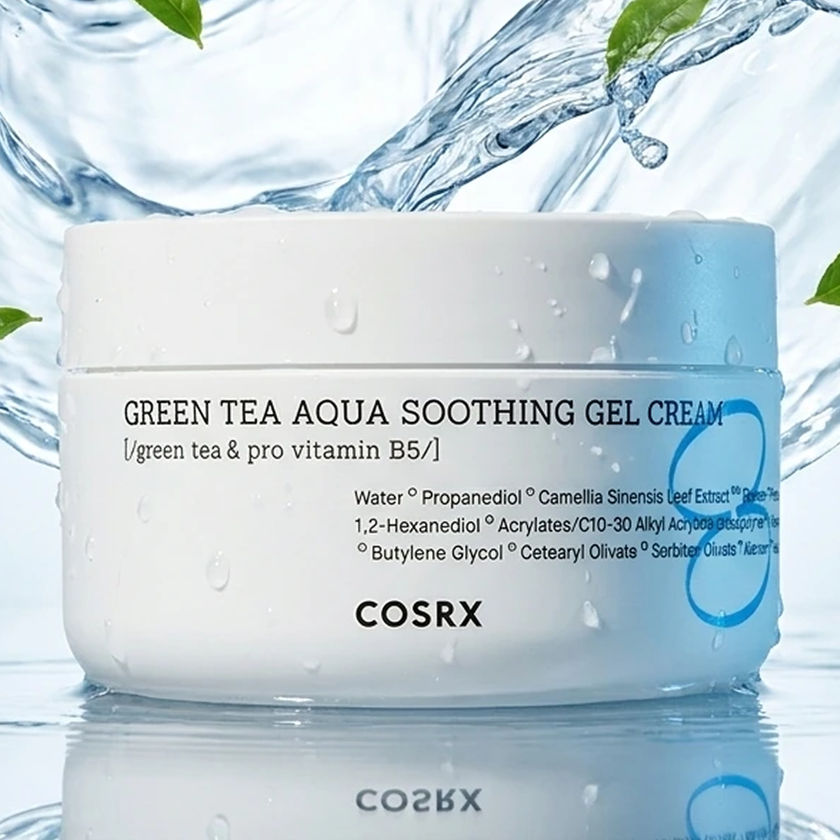 Cosrx - Thé Vert & Pro Vitamine B5 - Cream - Gel Apaisante Hydrium au Thé Vert et à L'eau