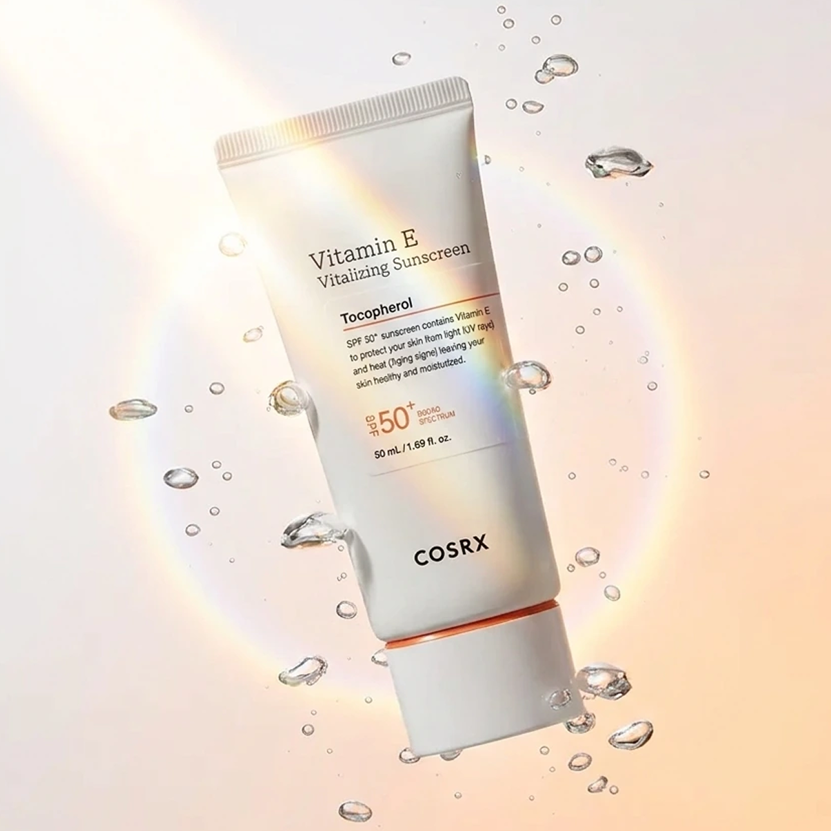 Cosrx - Vitamine E FPS 50 - Sunscreen Revitalisante