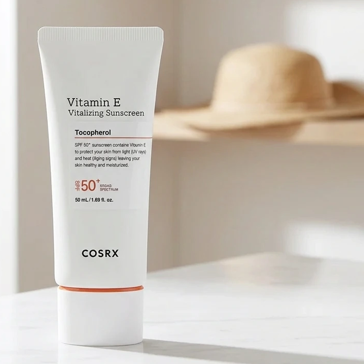 Cosrx - Vitamine E FPS 50 - Sunscreen Revitalisante