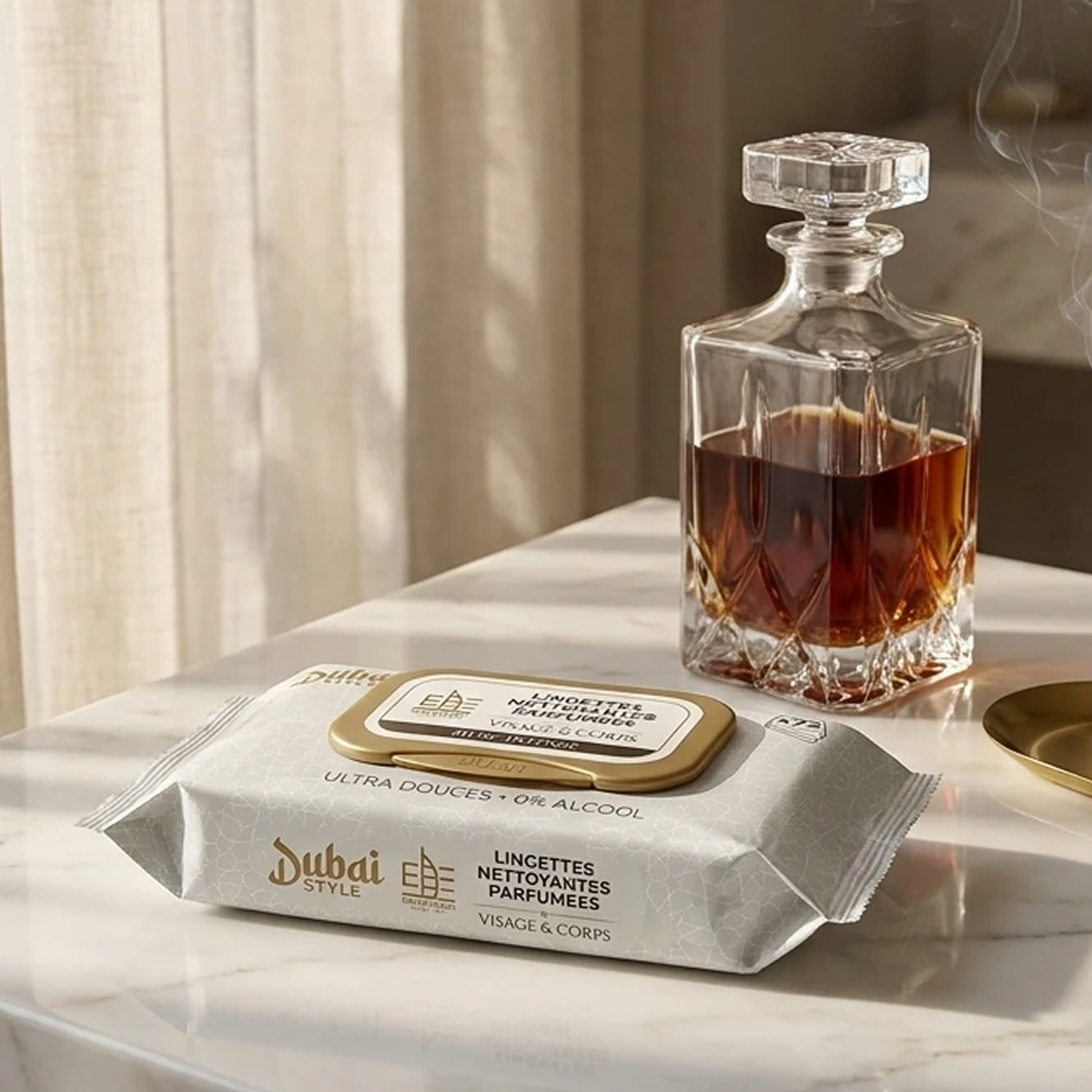 Dubai Style - Musc Intense - Scented Wet Wipes Face et Body X72