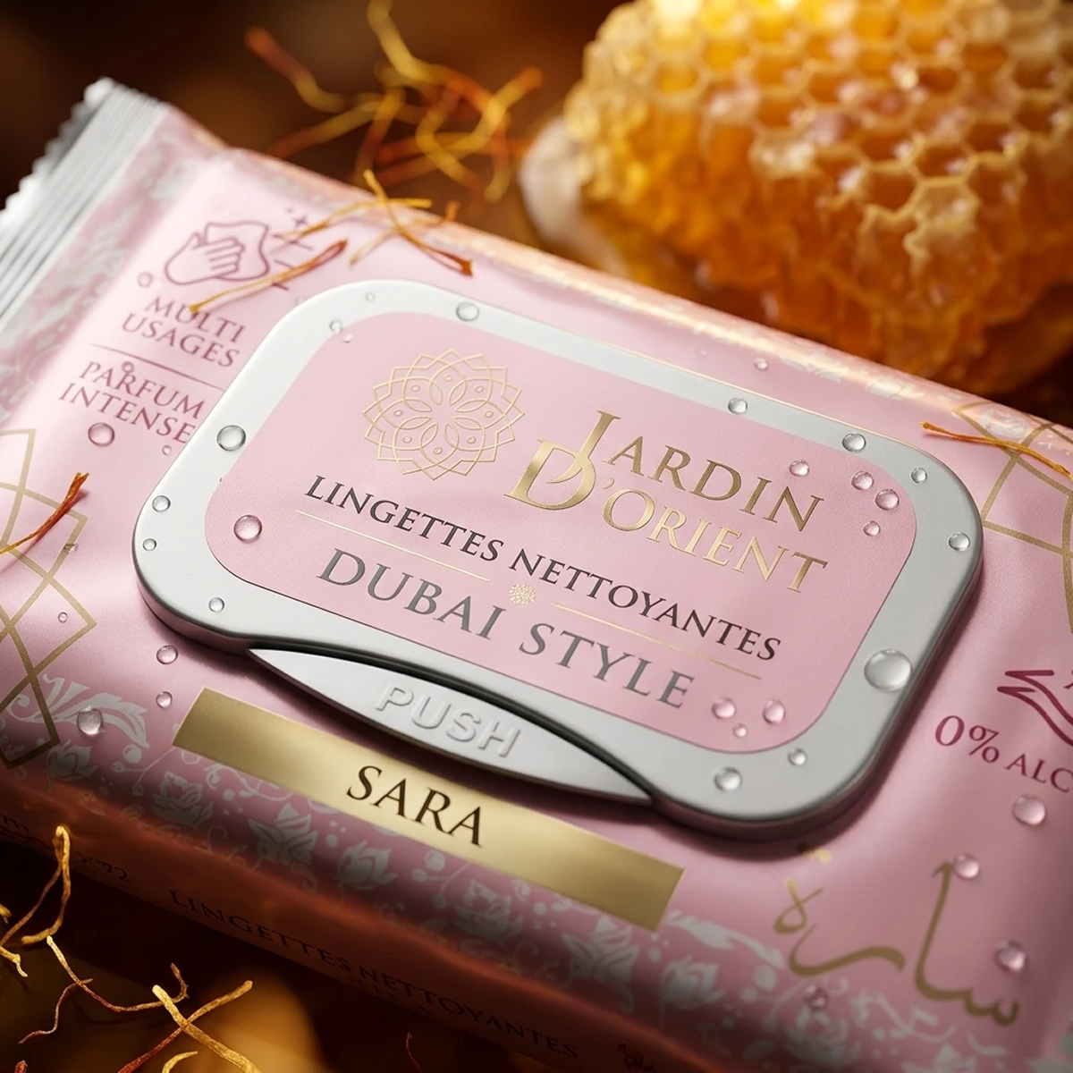 Dubai Style - Sara - Scented Wet Wipes Face et Body x72 Lingette