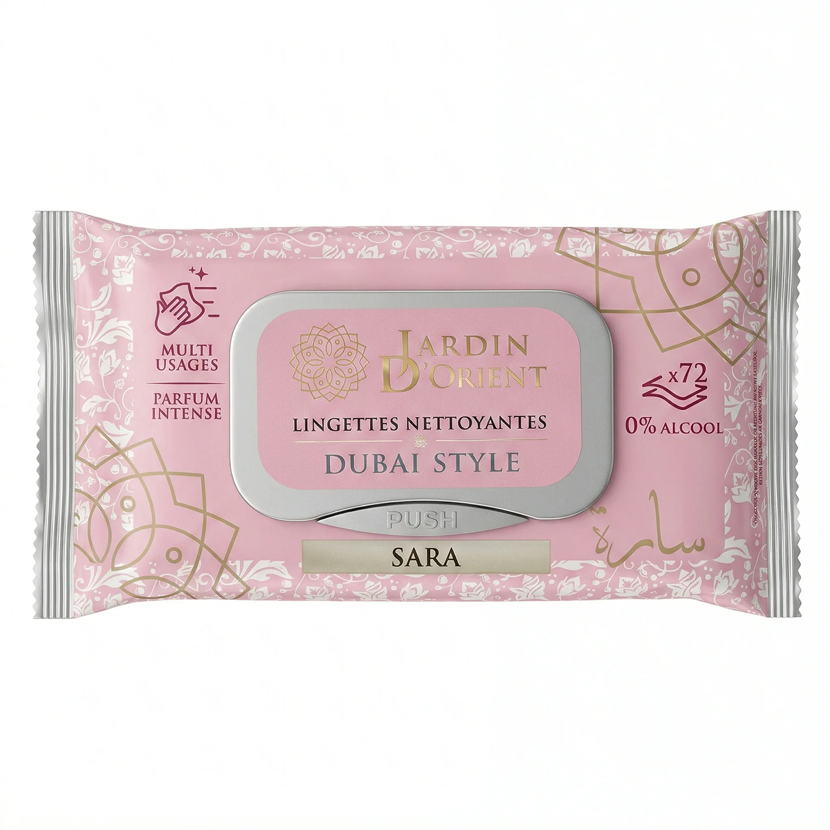 Dubai Style - Sara - Scented Wet Wipes Face et Body x72 Lingette