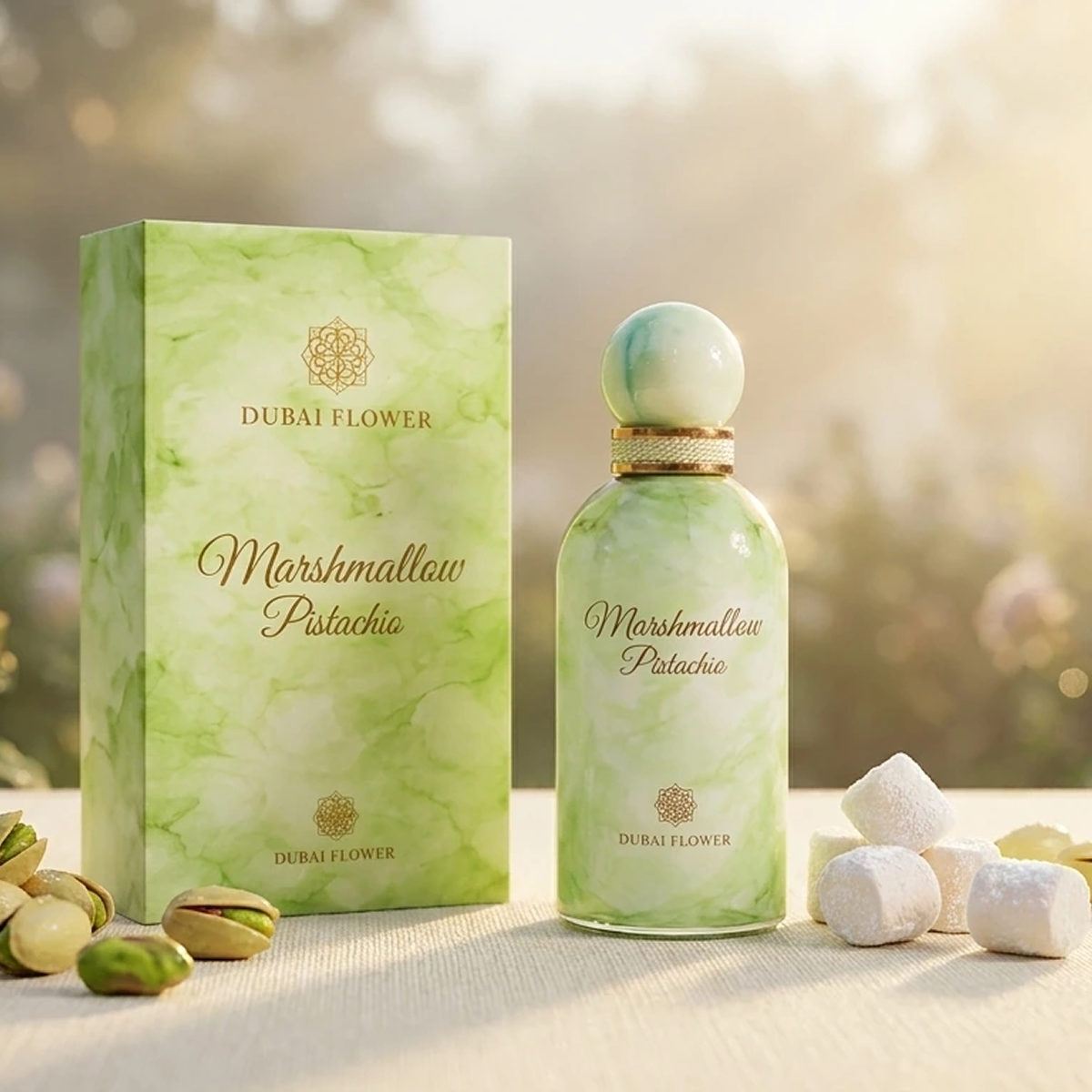 100ml Dubaï Flower - Marshmallow Pistachio - Extrait de Parfum Mixte