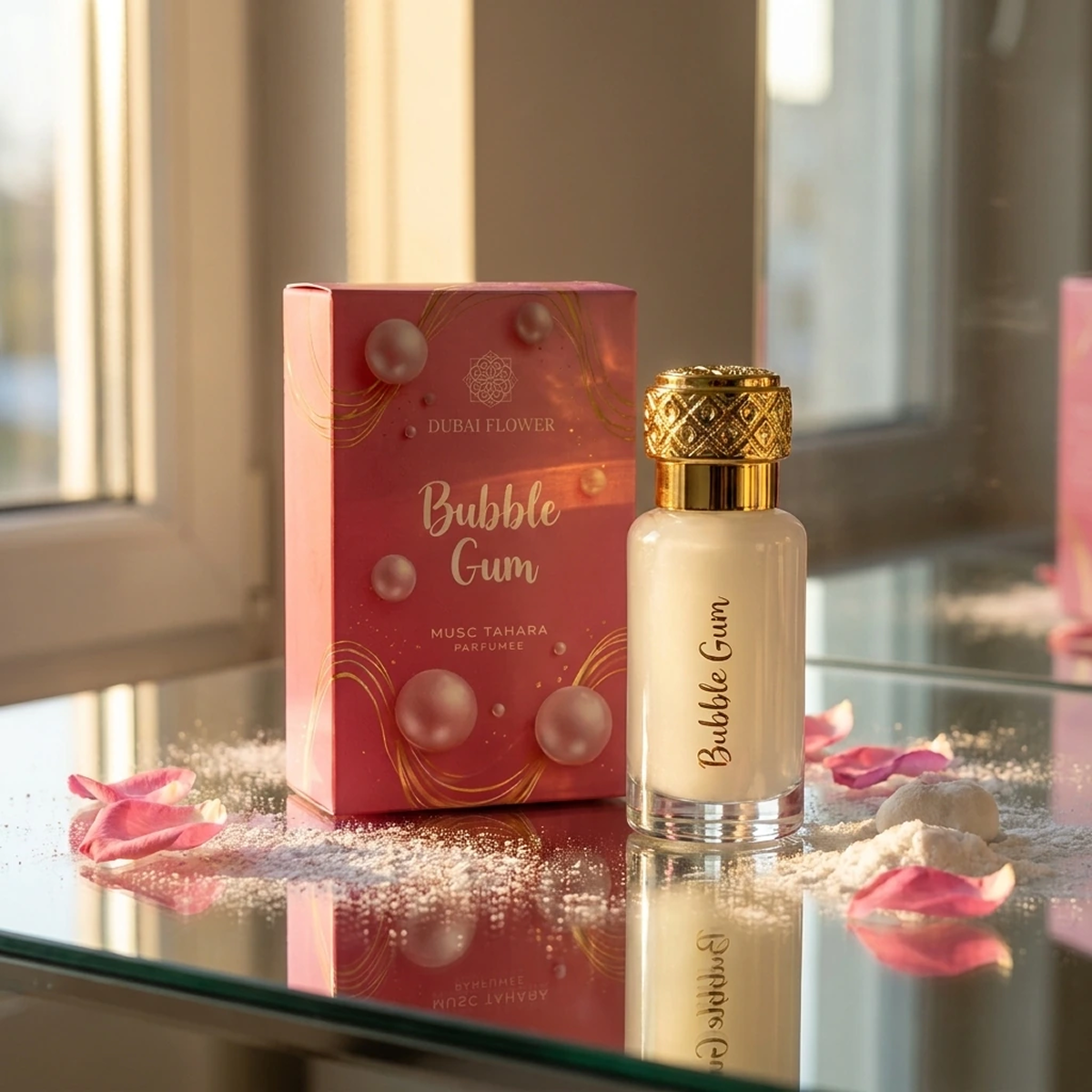 * 2 Dubaï Flower - Musc Tahara Bubble Gum - Perfume Concentrate Unisex
