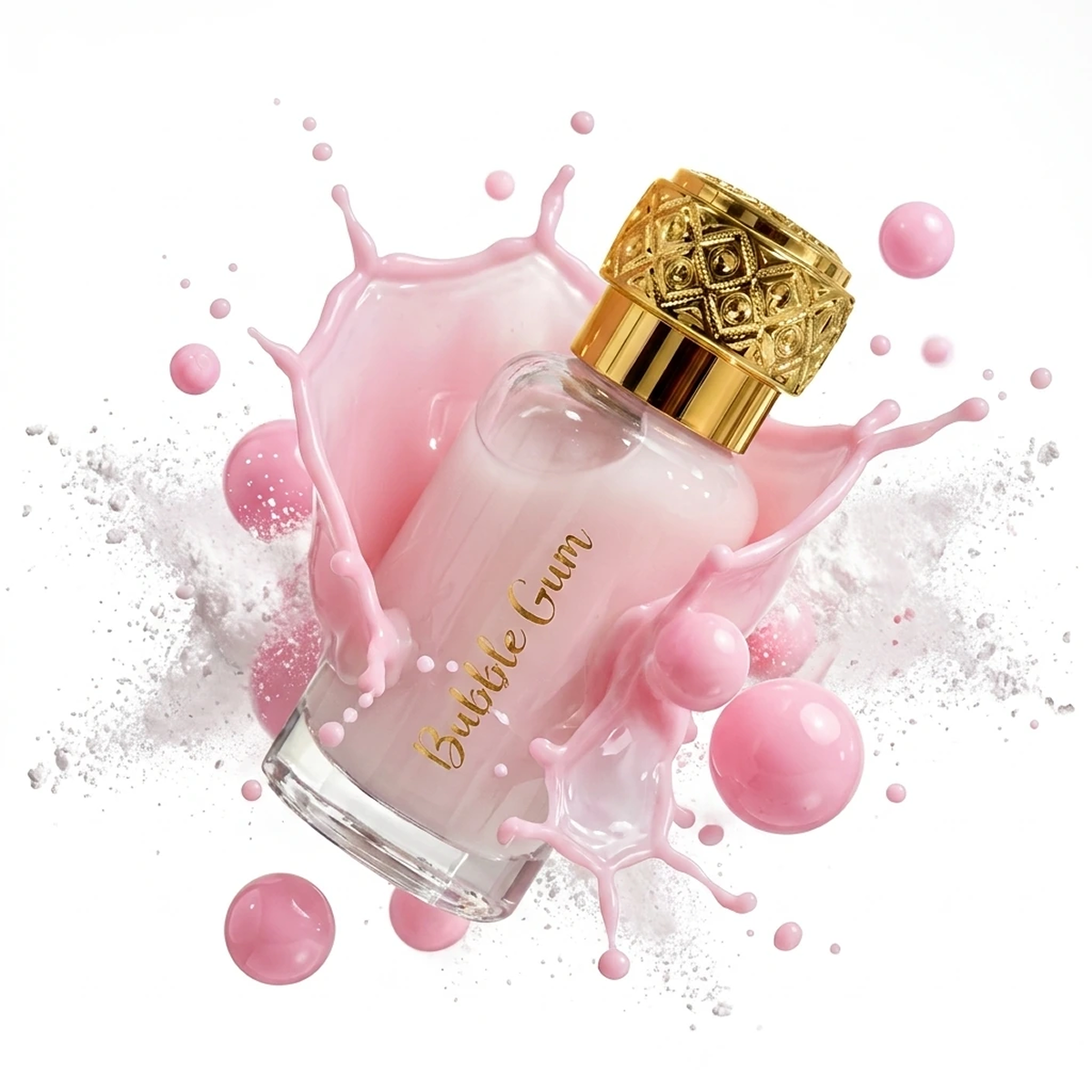 * 4 Dubaï Flower - Musc Tahara Bubble Gum - Perfume Concentrate Unisex