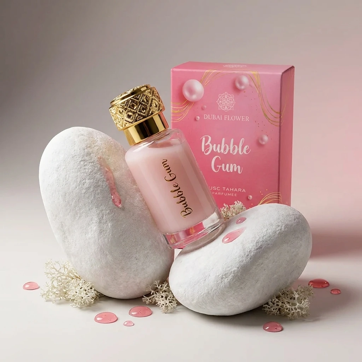 * 8 Dubaï Flower - Musc Tahara Bubble Gum - Perfume Concentrate Unisex
