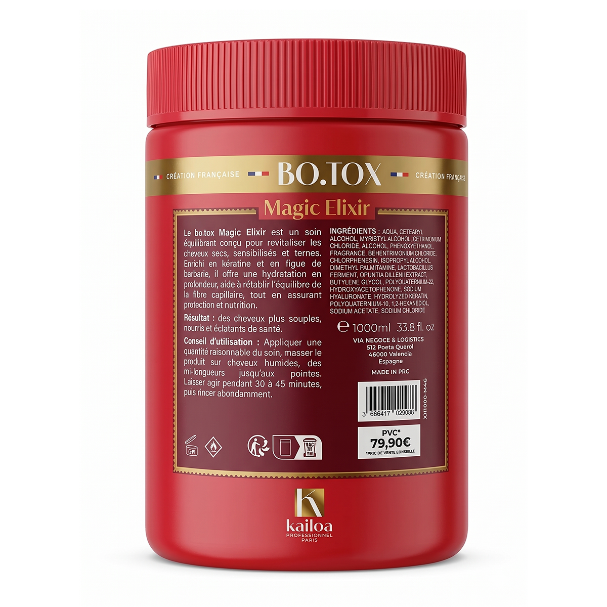 1000 ml Kaïloa - Magic Elixir - Botox Capillaire