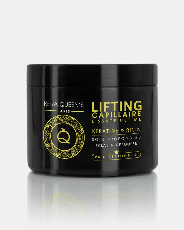 Kera Queen's - Kératine & Ricin - Lifting capillaire soing profond 3D Masque 500ml